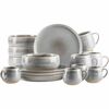 Mäser Set de vase pentru micul dejun 16 piese AQUATA – gri