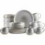 Mäser Set de vase pentru micul dejun 16 piese AQUATA – gri