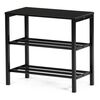 Cipősszekrény 83168-42 BK, fém, fekete