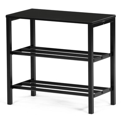 Raft pentru pantofi 83168-42 BK, metal, negru