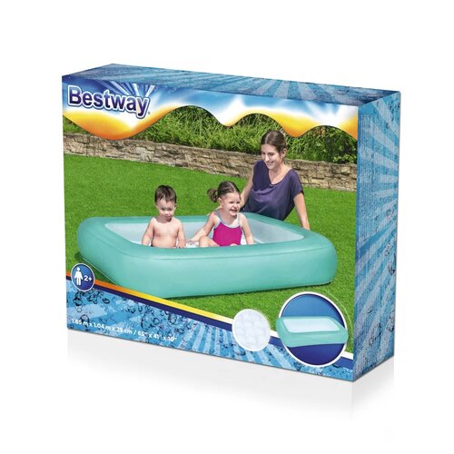 Bestway Nadmuchiwany basen, zielony, 165 x 104 x25 cm
