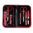 Kellermann 9204 MC RED ženski set za manikuro,rdeč