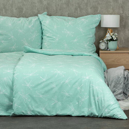 Lenjerie de pat din bumbac 4Home Dragonfly , 140 x 200 cm, 70 x 90 cm