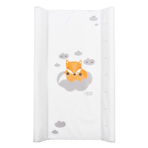 Saltea de înfășat New Baby Fox alb , 80 x 50 cm