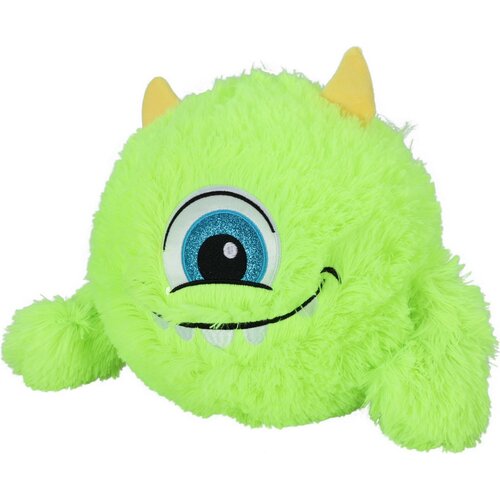 Надувний пухнастий м'яч Monster жовтий, діам. 23 см