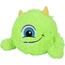 Aufblasbarer Pelzball Monster Gelb, 23 cm im Durchmesser