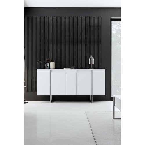 Schrank Luxe White and Silver