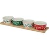 Servirni set skodelic Green branches, 4 kos