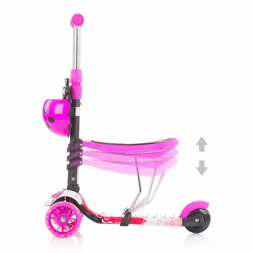 Chipolino Hulajnoga z pałąkiem Kiddy Evo 3w1, Lollipop