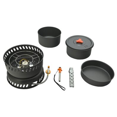 Cattara 13610 Zunanji kuhalnik s posodo Trek