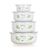 Banquet Set of enamel bowls Olives
