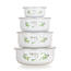 Banquet Set of enamel bowls Olives