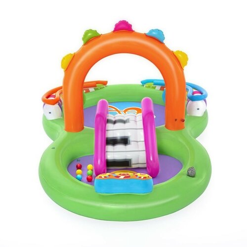 Bestway Aufblasbares Wasserspielzentrum Sing and Splash, 295 x 190 x 137 cm