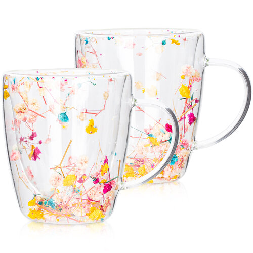 4Home termo steklenice Floral Hot&Cool 300 ml, 2 kos
