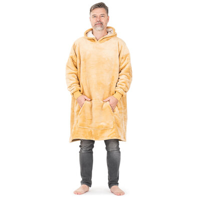 Hanorac din imitație de blăniță microfleece bej ,4Home mărimea L