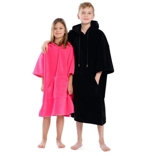Poncho Towee Surf MONO negru, 60 x 90 cm