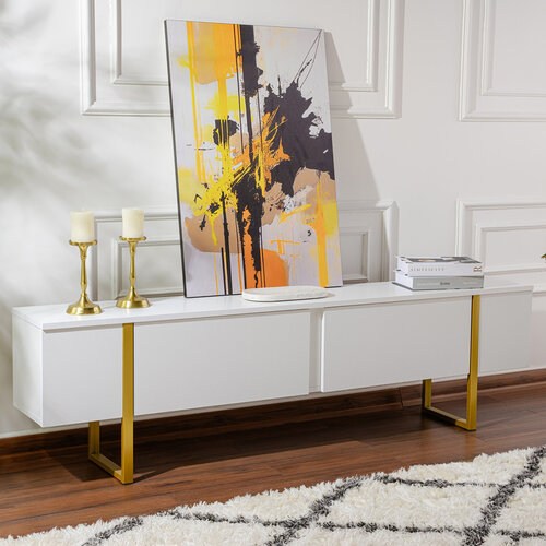 TV-Lowboard Serenity White