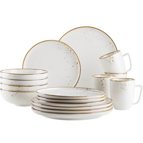 Mäser Miska Pintar White hnedé bodky 17 cm