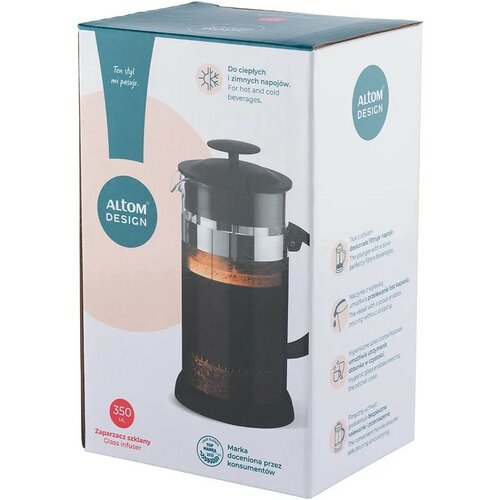 Ceainic pentru ceai și cafea Altom, 350 ml