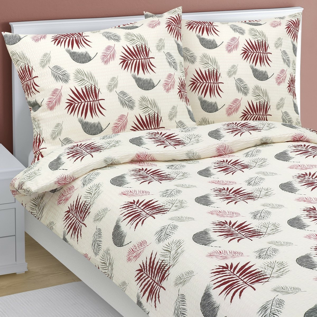Bellatex Toll krepp ágyneműhuzat krém, 140 x 200 cm, 70 x 90 cm, 140 x 200 cm, 70 x 90 cm termék 2. képe