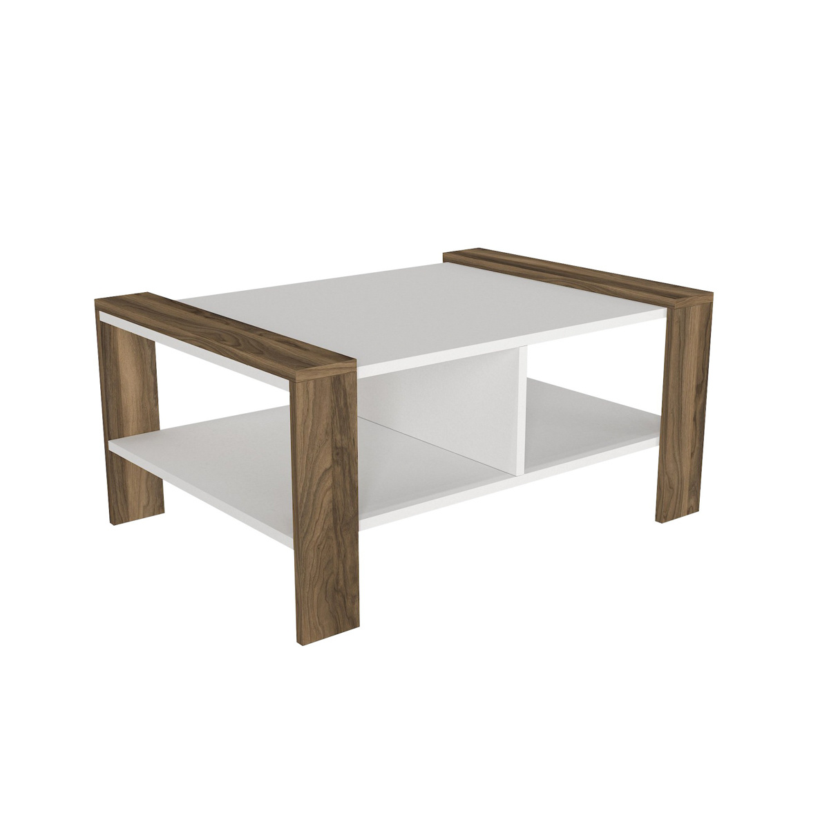 Product detail of Konferenční stolek Erica White Walnut