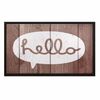 Придверний килимок Hello, 45 x 75 см