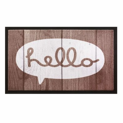 Придверний килимок Hello, 45 x 75 см