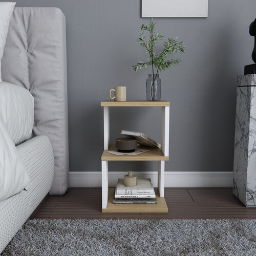 Măsuță de noptieră Carter Oak White