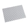 Bellatex Vzglavnik za dojenčka v otroškiposteljici Polka dots siva, 43 x 32 cm