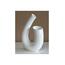 Keramická váza Elegant, biela