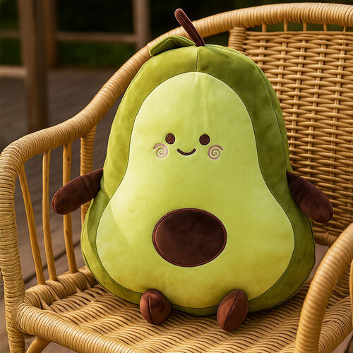 Kissen Squish Avocado Béďa, 45 x 36 x 16 cm