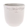 Keramični lonec za cvetje Ramillete bel, 13 x 12,6 cm