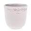 Keramični lonec za cvetje Ramillete bel, 13 x 12,6 cm
