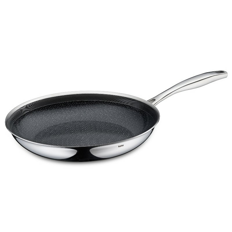 Kela Nierdzewna patelnia z powłoką ceramiczną Flavoria 28 cm