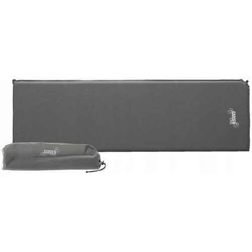 Aldotrade Selbstaufblasende Isomatte 180 x 50 x 2,5 cm, 850 g, grau