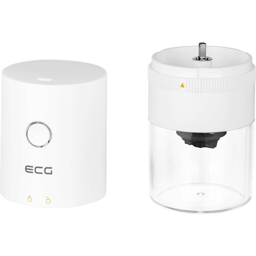 ECG KM 150 přenosný elektrický mlýnek na kávu Minimo White