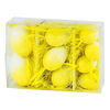 Veľkonočné vajíčka 9 ks, žltá