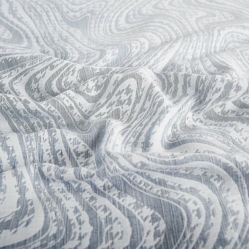 Jacquard-Bettwäsche Colorado blau, 140 x 200 cm, 70 x 90 cm