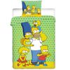 Detské bavlnené obliečky The Simpsons family 2014, 140 x 200 cm, 70 x 90 cm