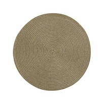 Altom Сервірувальний килимок Straw золотистий, діаметр 38 см, набір з 4 шт.