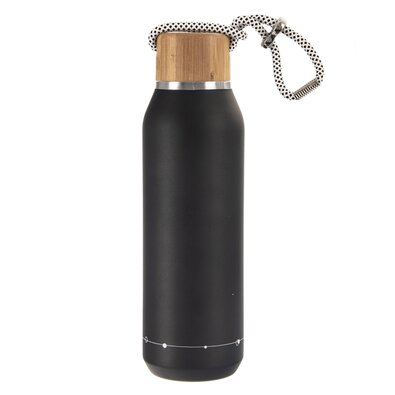Orion Termoska KVĚT 600 ml, črna