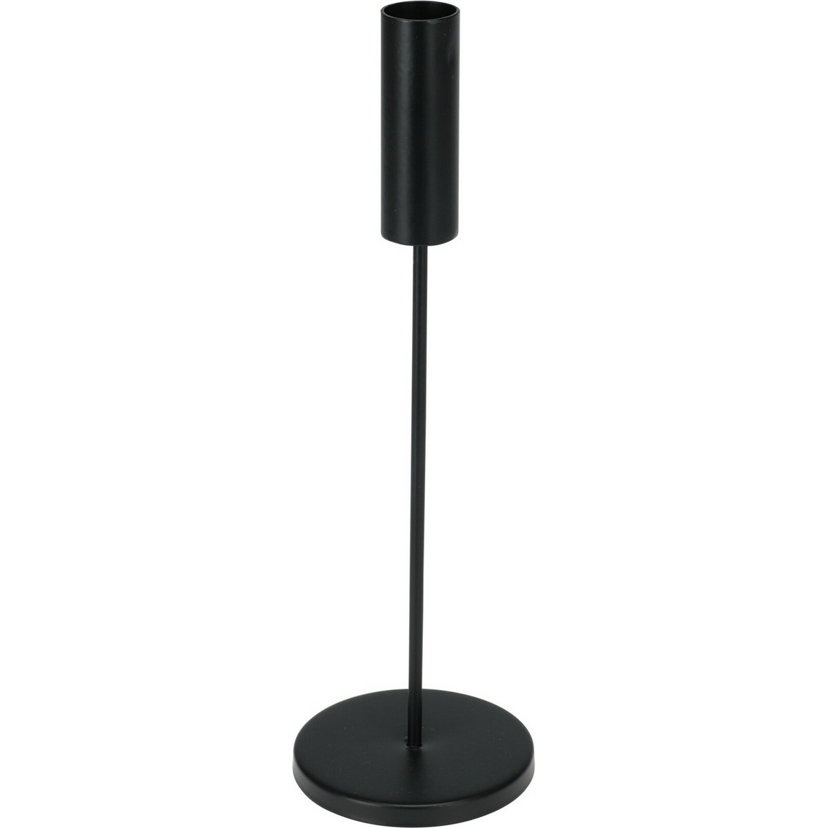 Kovový svícen Minimalist černá, 8 x 25,5 cm