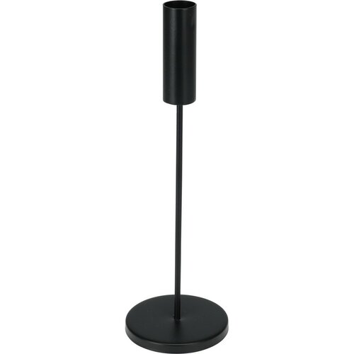 Minimalist fém gyertyatartó fekete, 8 x 25,5 cm