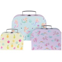 Set valize pentru copii Girls choice, 3 buc. Set valize pentru copii Girls choice, 3 buc.