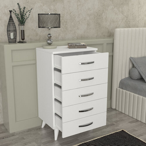 Măsuță de noptieră Cemre White