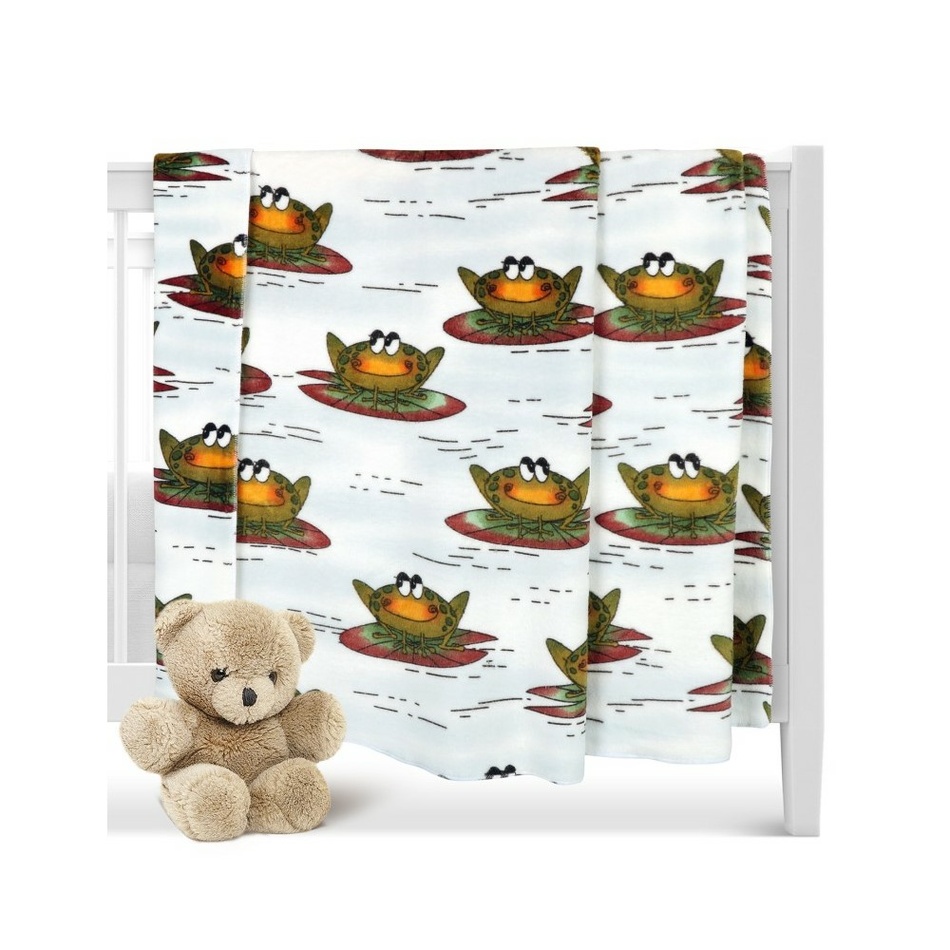 Bellatex baba takaró Ella Frog , 100 x 150 cm termék 2. képe