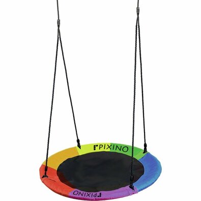 Pixino Cerc oscilant Cuib de barză colorat,diametru 110 cm