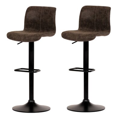 Set de scaune de bar AUB-806 BR3, 2 buc.