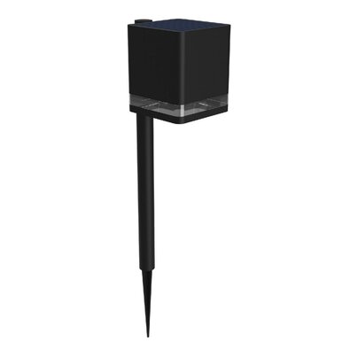 Philips Virona zewnętrzna solarna lampa kolumnowaLED czarna, 1,8 W, 200 lm, 2700 K