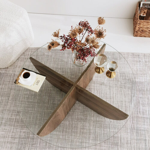 Stolik kawowy Lily Walnut